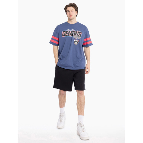 Melbourne Demons Mens Multi Logo Tee