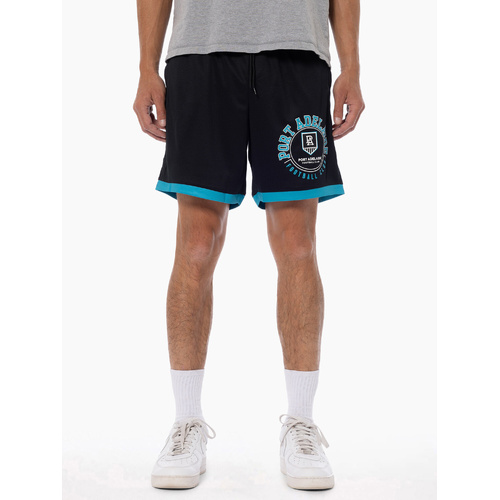 Port Adelaide Power Mens Mesh Basketball Shorts