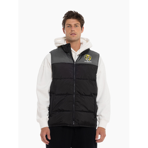 Richmond Tigers Mens Puffer Vest