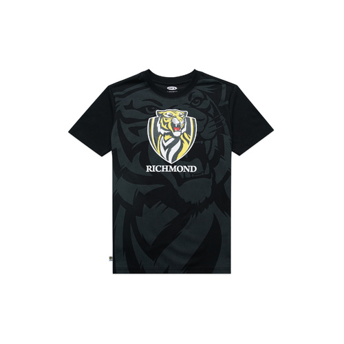 Richmond Tigers Kids Oversize Crop Logo Tee