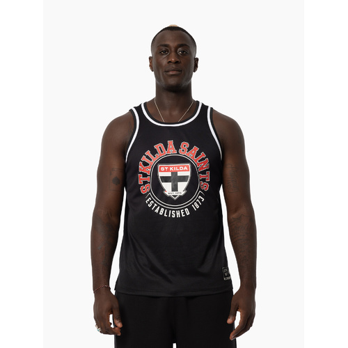 St Kilda Saints Mens Mesh Basketball Singlet