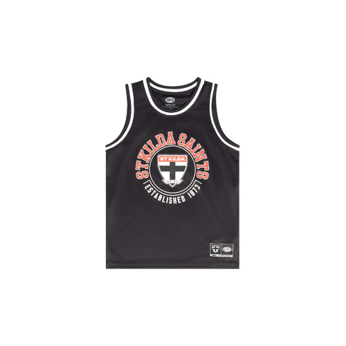 St Kilda Saints Youth Basketball Mesh Singlet