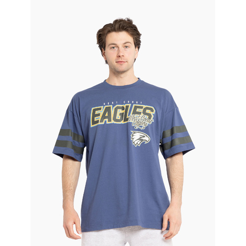 West Coast Eagles Mens Multi Logo Tee