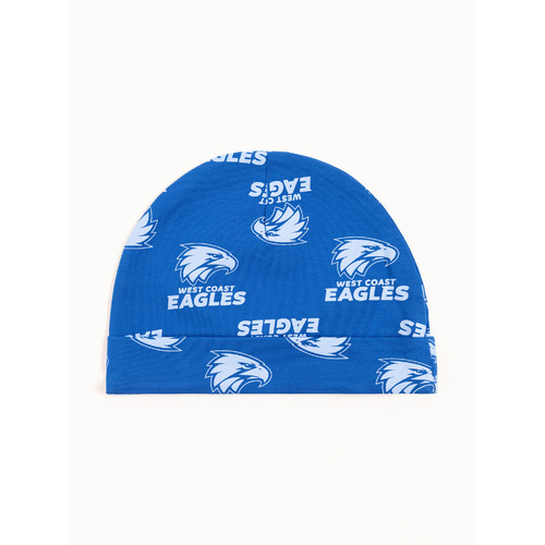 West Coast Eagles Baby Logo Beanie