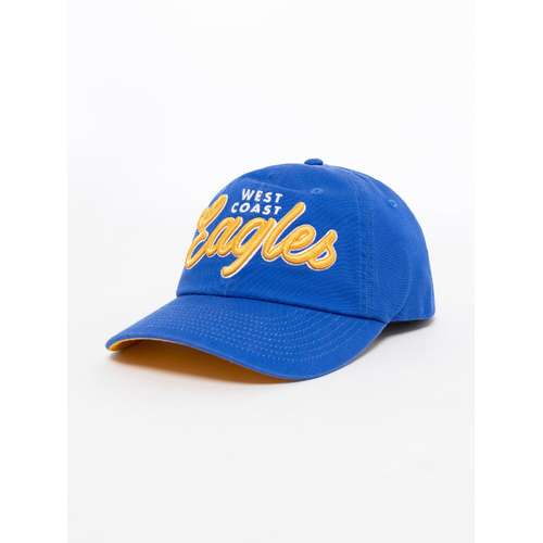 West Coast Eagles AFL Team Script Dad Cap