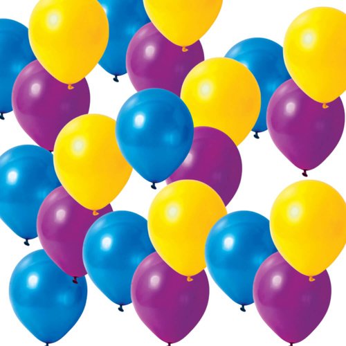 Brisbane Lions Plain Non-Printed Balloons