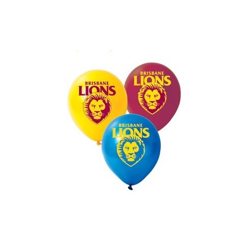 Brisbane Lions Printed Balloons