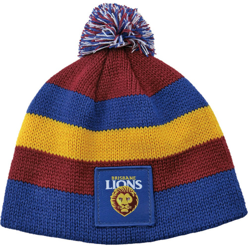 Brisbane Lions Baby Bar Beanie