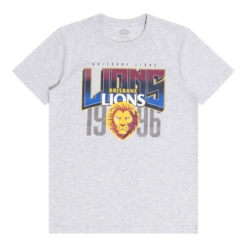 Brisbane Lions Youths Grey Supporter Tee