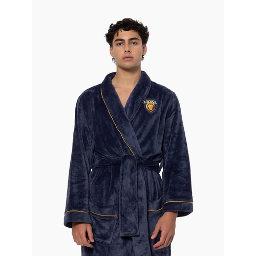 Brisbane Lions Ultra Soft Fleece Robe