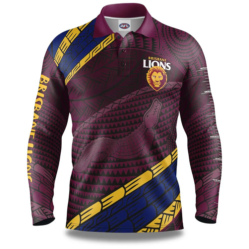 Brisbane Lions Koedal Fishing Shirt