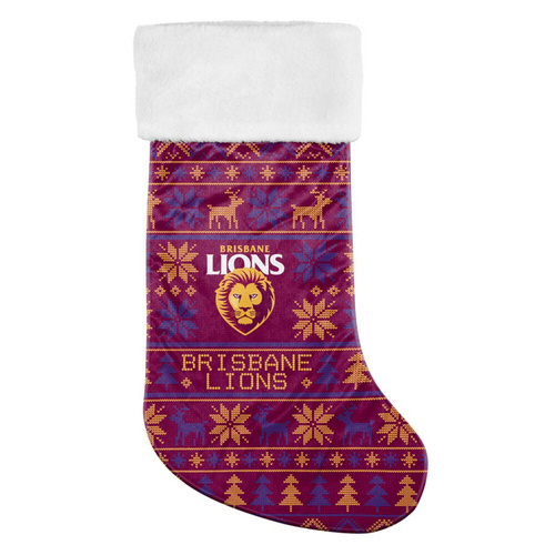 Brisbane Lions Jumbo Xmas Stocking
