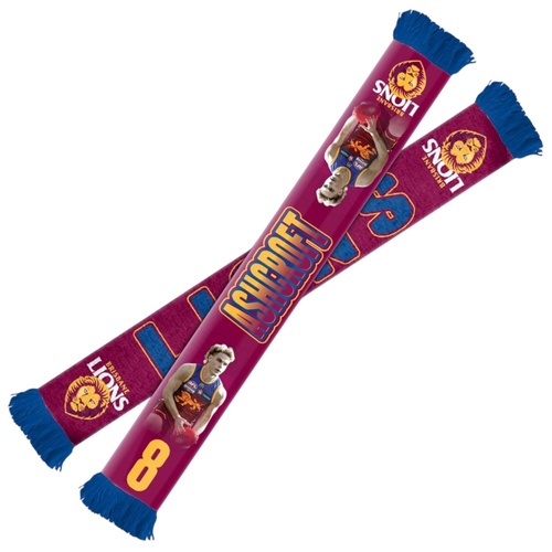 Brisbane Lions Will Ashcroft Player Scarf