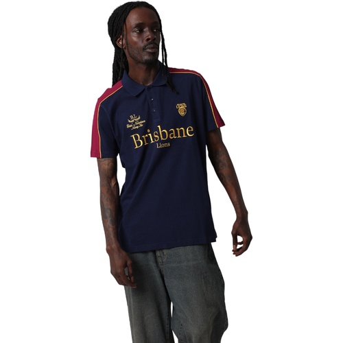 Brisbane Lions Mens Multi Logo Polo