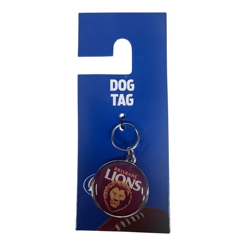 Brisbane Lions AFL Pet Dog Tag