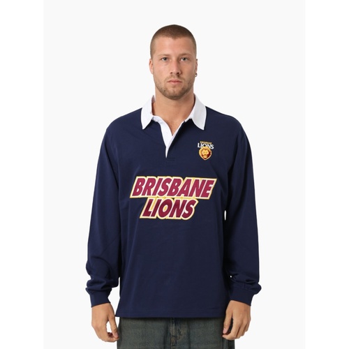 Brisbane Lions Unisex Long Sleeve Polo