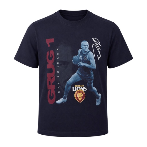 Brisbane Lions Kai Lohmann Youths Signature Player Tee