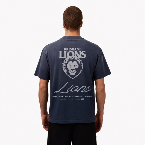 Brisbane Lions Sun Bleached Vintage Tee