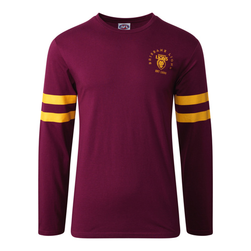 Brisbane Lions Mens Long Sleeve T-Shirt