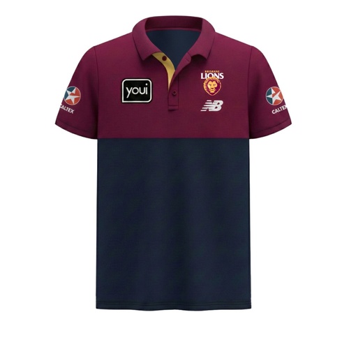 Brisbane Lions 2026 New Balance Mens Media Polo