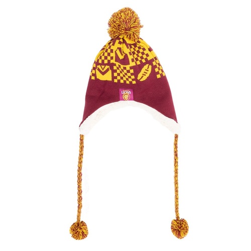 Brisbane Lions Sherpie Beanie