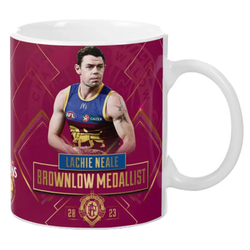 Brisbane Lions Lachie Neale 2023 Brownlow Coffee Mug