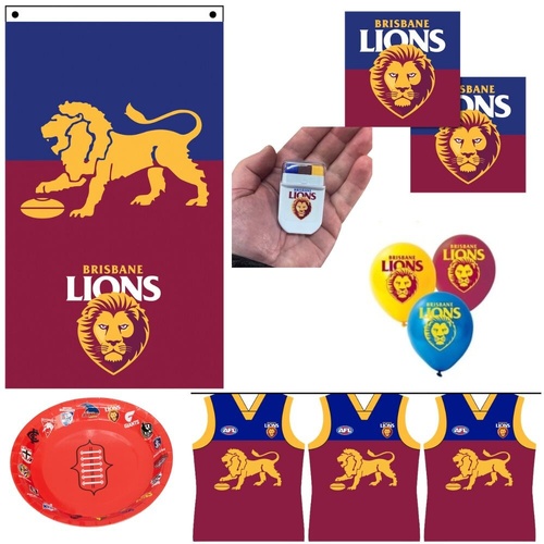 Brisbane Lions Supporter Party Pack