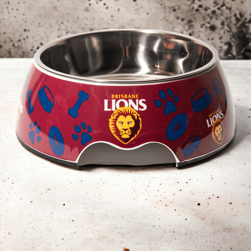 Brisbane Lions Dog Bowl