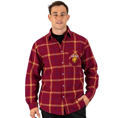 Brisbane Lions Mustang Flannel Shirt