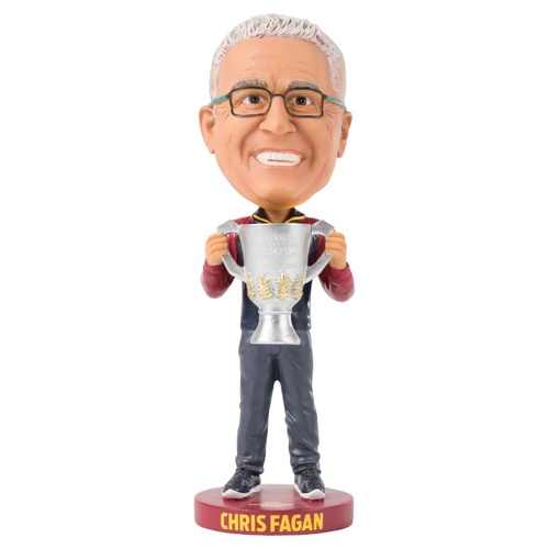 Brisbane Lions 2025 Premiership Coach Fagan Large 20cm Bobblehead