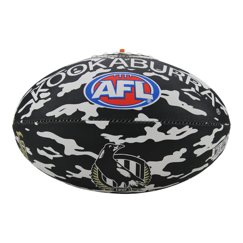 Collingwood Magpies Size 5 Camo Football