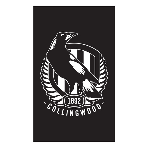 Collingwood Magpies Supporter Flag