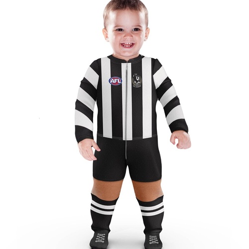 Collingwood Magpies Infants Original Footysuit