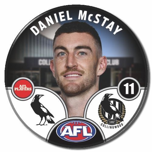 Collingwood Magpies 2025 Player Pin Badge - MCSTAY