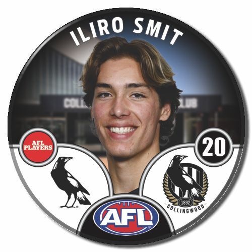 Collingwood Magpies 2025 Player Pin Badge - SMIT