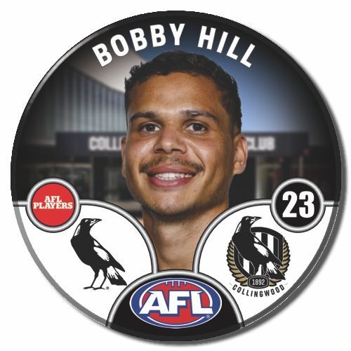 Collingwood Magpies 2025 Player Pin Badge - HILL
