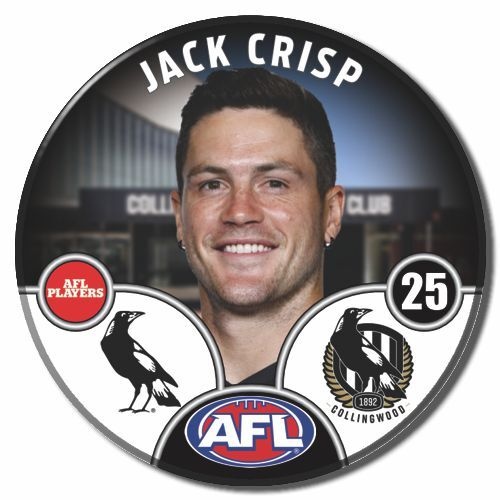 Collingwood Magpies 2025 Player Pin Badge - CRISP