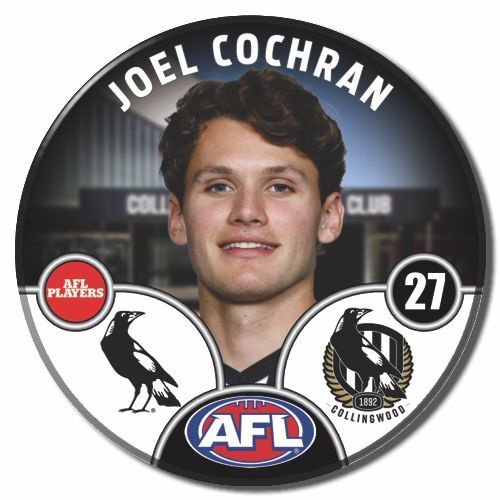 Collingwood Magpies 2025 Player Pin Badge - COCHRAN