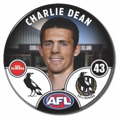 Collingwood Magpies 2025 Player Pin Badge - DEAN