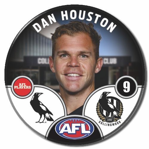 Collingwood Magpies 2025 Player Pin Badge - HOUSTON