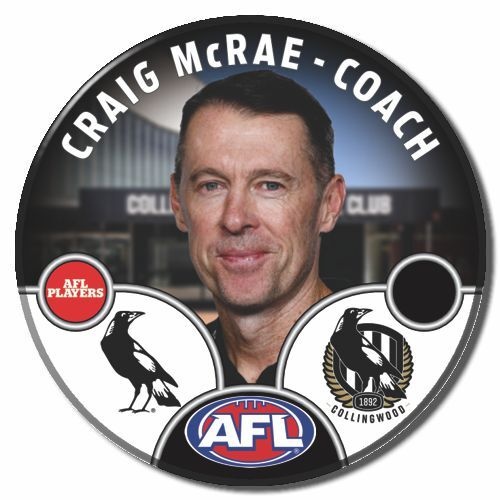Collingwood Magpies 2025 Coach Pin Badge - MCRAE