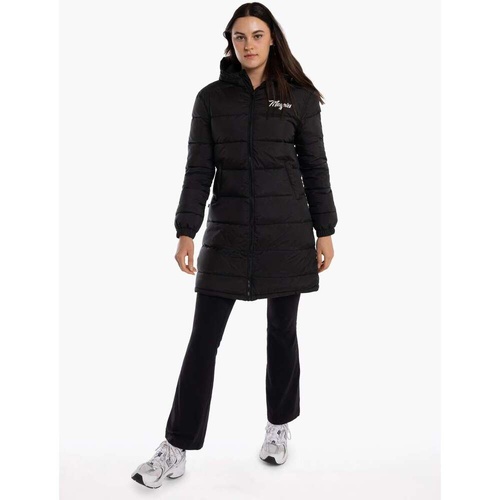 Collingwood Magpies Womens Longline Puffer Jacket