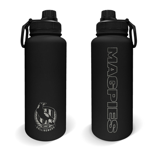 Collingwood Magpies Stainless Steel 960mL Drink Bottle