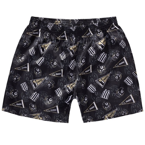Collingwood Magpies Adults Satin Boxer Shorts