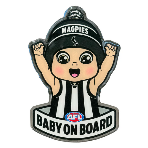 Collingwood Magpies Baby on Board Decal