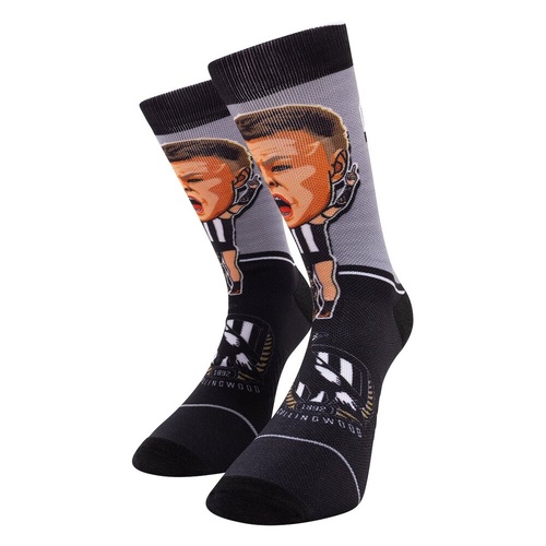 Collingwood Magpies Jordan De Goey Adults Henrik Socks