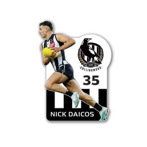Collingwood Magpies Nick Daicos Player Pin