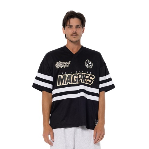 Collingwood Magpies Over-sized Mesh Jersey Tee