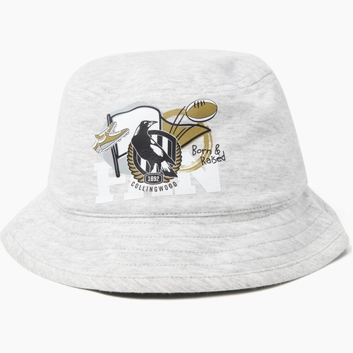 Collingwood Magpies Baby Footy Fan Bucket Hat