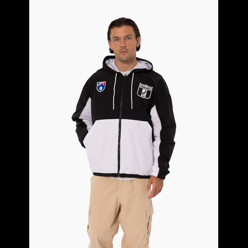 Collingwood Magpies Mens Throwback Logo Spray Jacket